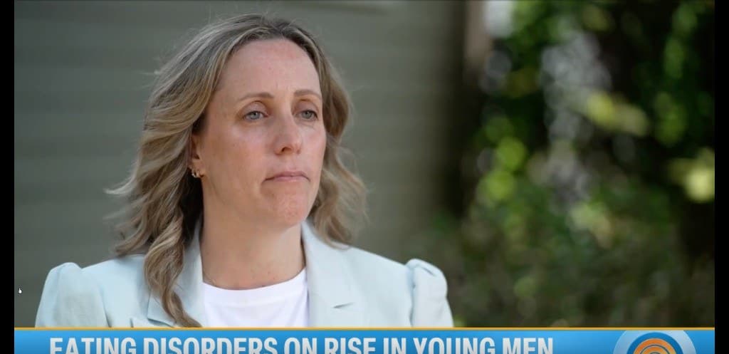 Dr. Shelly Bar interviewed on TODAY about the rise in eating disorders among young men